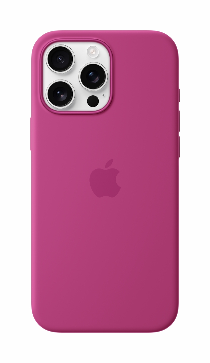 Apple Silikon Case iPhone 16 Pro Max mit MagSafe fuchsia