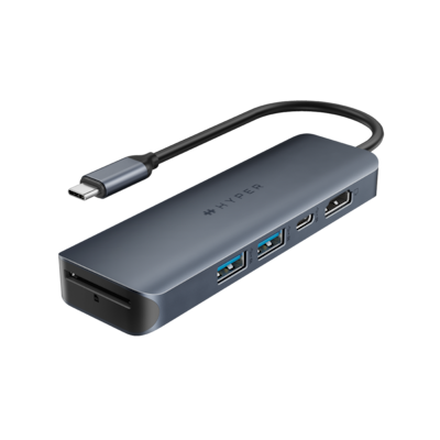 Thumbnail - Hyper HyperDrive EcoSmart Gen.2 Universal USB-C 6-in-1 Hub 100W HyperDrive EcoSmart Gen.2 Universal USB-C 6-in-1 Hub mit...