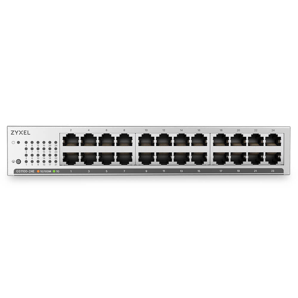Zyxel GS1100-24E 24-Port Gigabit Unmanaged Switch V4