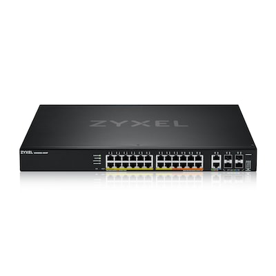 Zyxel XGS2220-30HP Managed Switch 24x Gigabit Ethernet (16x PoE+, 8x PoE++), 2x 10G Ethernet (2x PoE++), 4x 10G SFP+