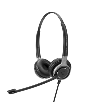 EPOS Headset IMPACT SC 660, Stereo, kabelgebunden Easy Disconnect, binaurales Premium-Headset mit Kopfbügel, für Wideband und Narrowband Telefone, ink