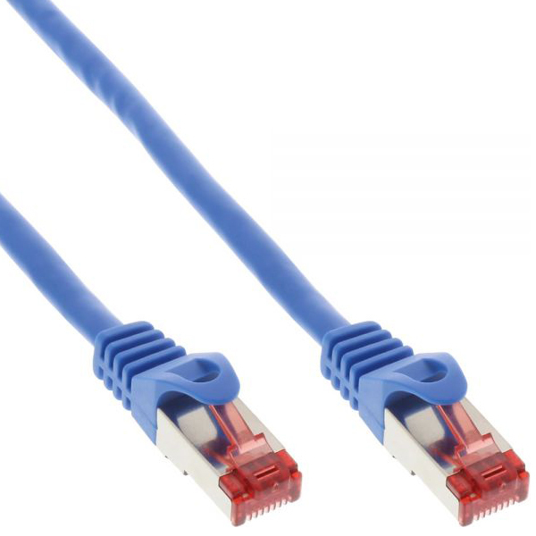InLine 15m CAT 6 Patchkabel, S/FTP (PiMF), Blau [250MHz, PVC]
