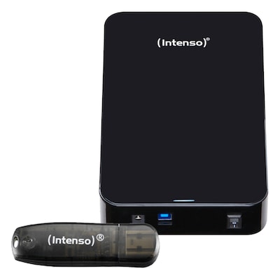 Intenso Memory Center 6TB inkl. Rainbow Line USB Typ-A 16GB Bundle mit Externer Festplatte und USB-Stick