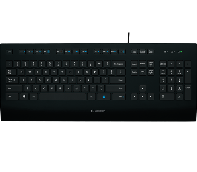 Logitech K280e Tastatur, US-Layout kabelgebunden