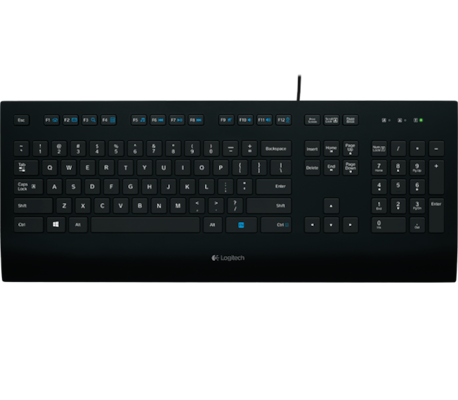 Logitech K280e Tastatur, US-Layout kabelgebunden