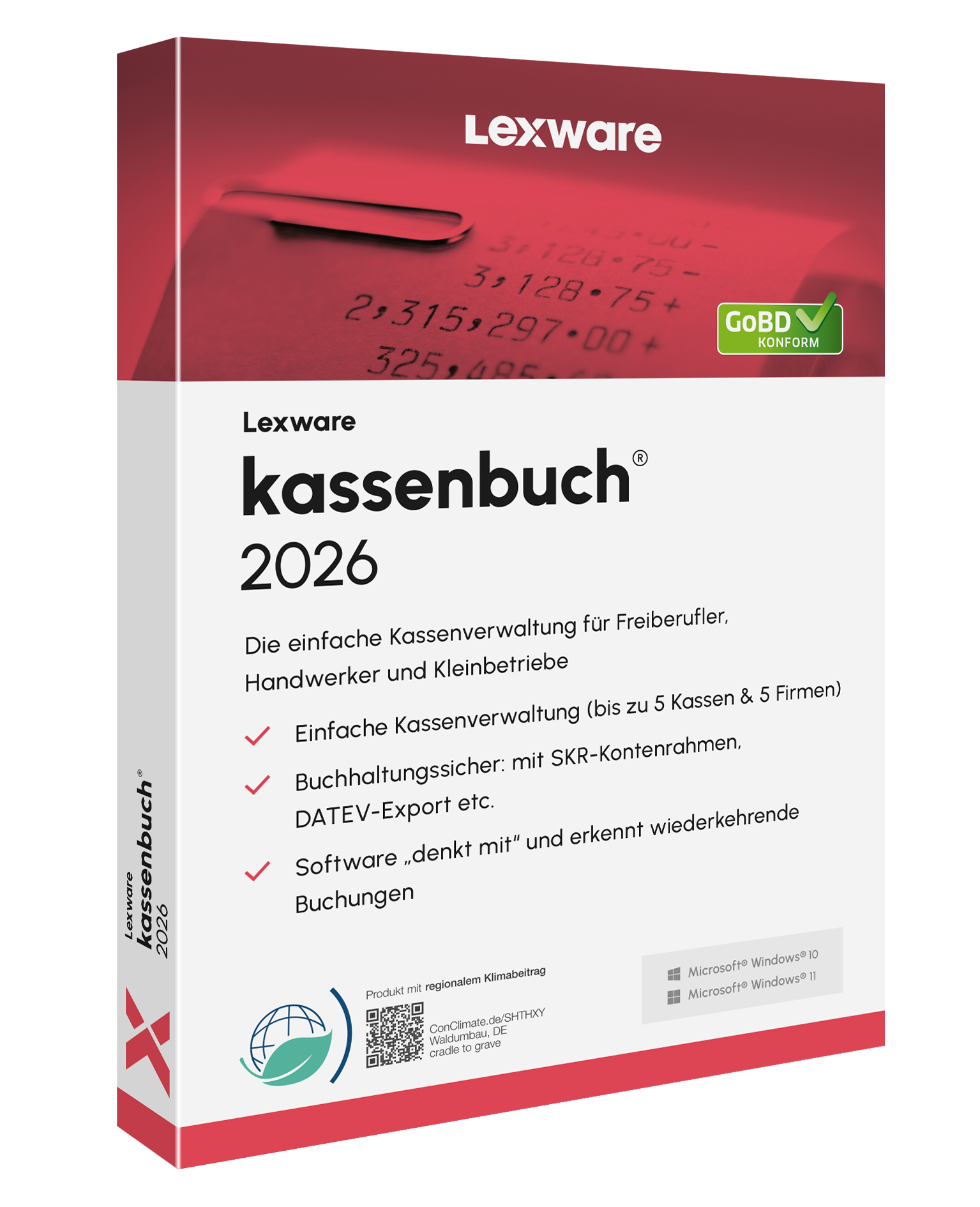 Lexware Kassenbuch 2026 365-Tage