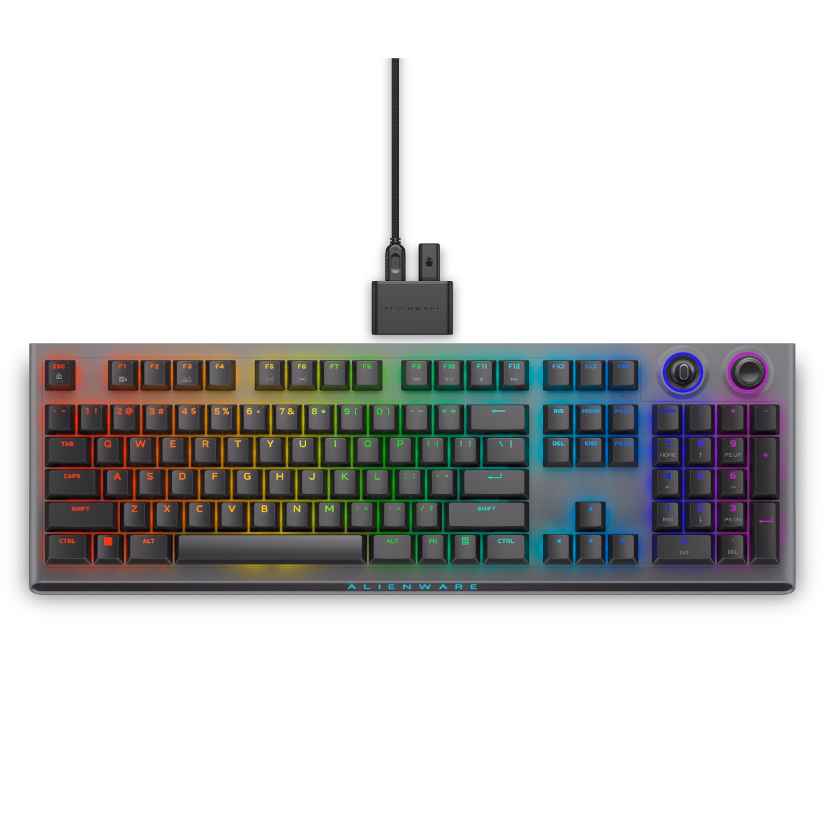 Alienware Tri-Mode Wireless Gaming Keyboard - AW920K (Dark Side of the Moon)