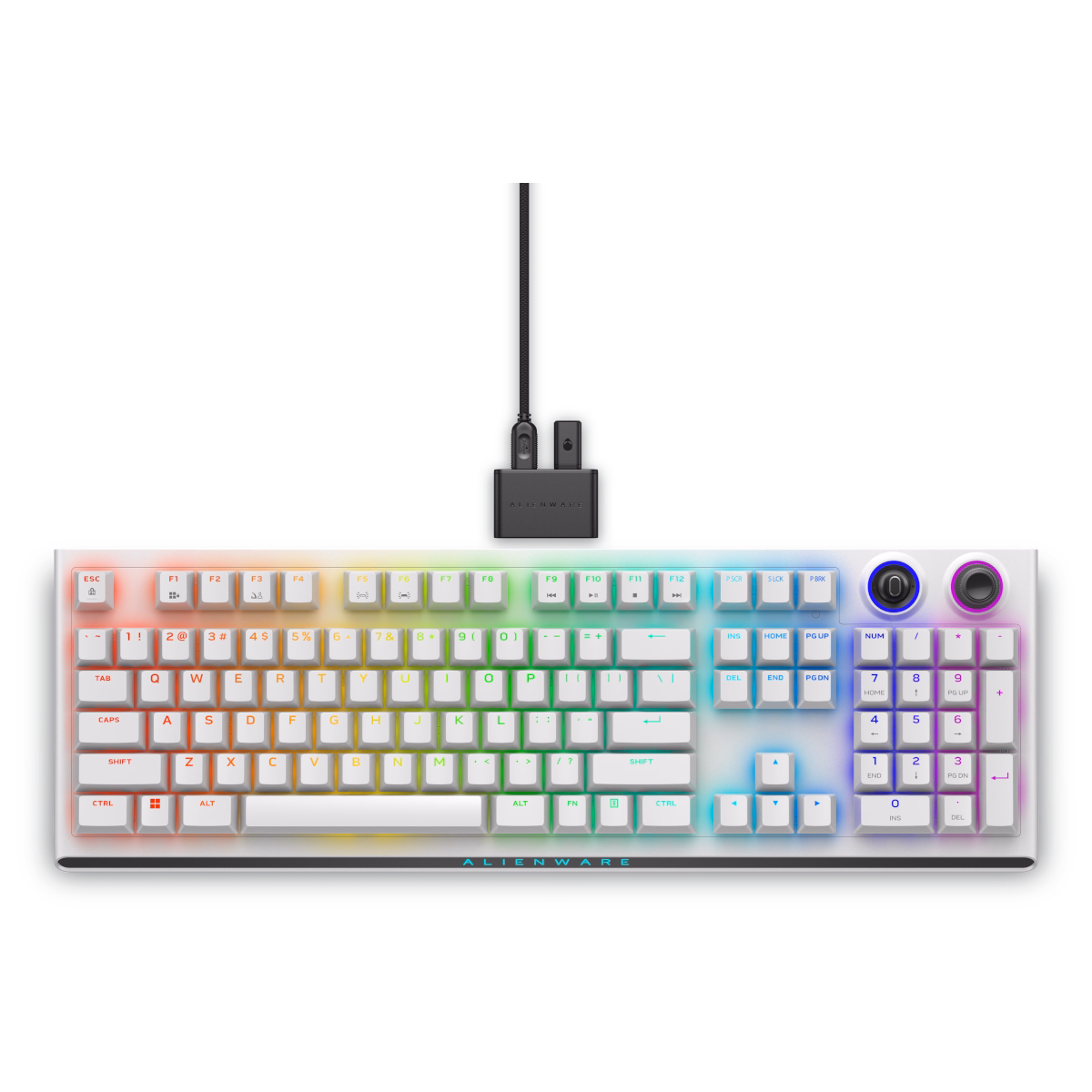 Alienware Tri-Mode Wireless Gaming Keyboard - AW920K (Lunar Light)
