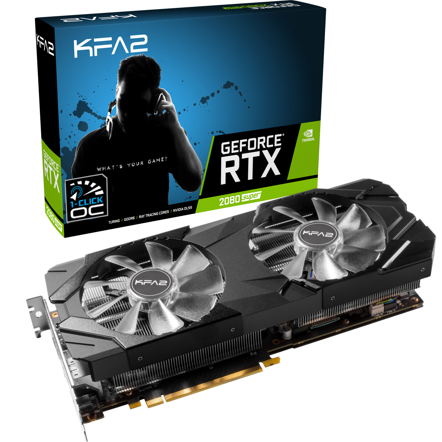 KFA2 GeForce RTX 2070 SUPER EX [1-Click OC] Grafikkarte