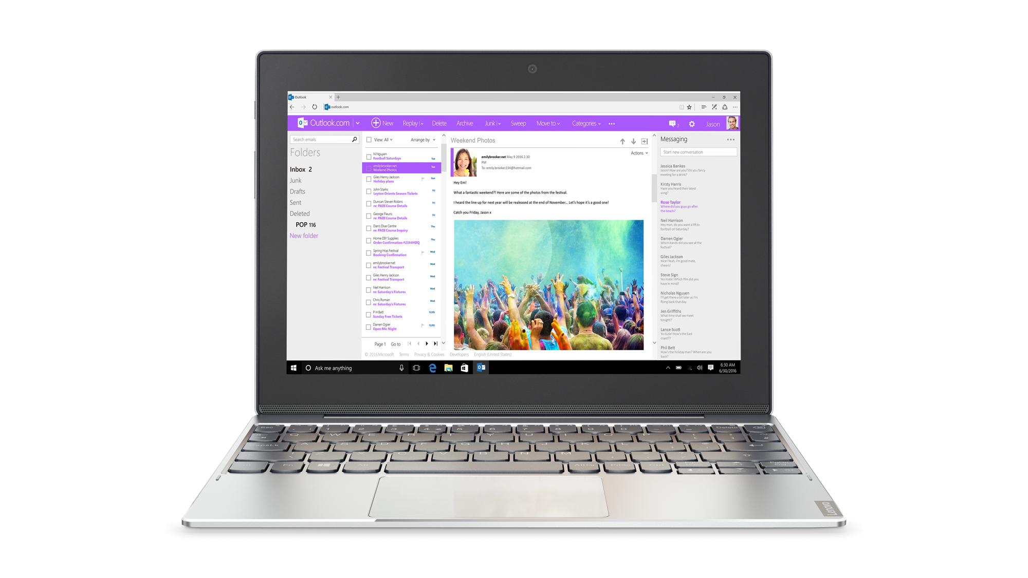 Lenovo Miix 320, Intel Atom x5-Z8350, 4 GB RAM, 64 GB