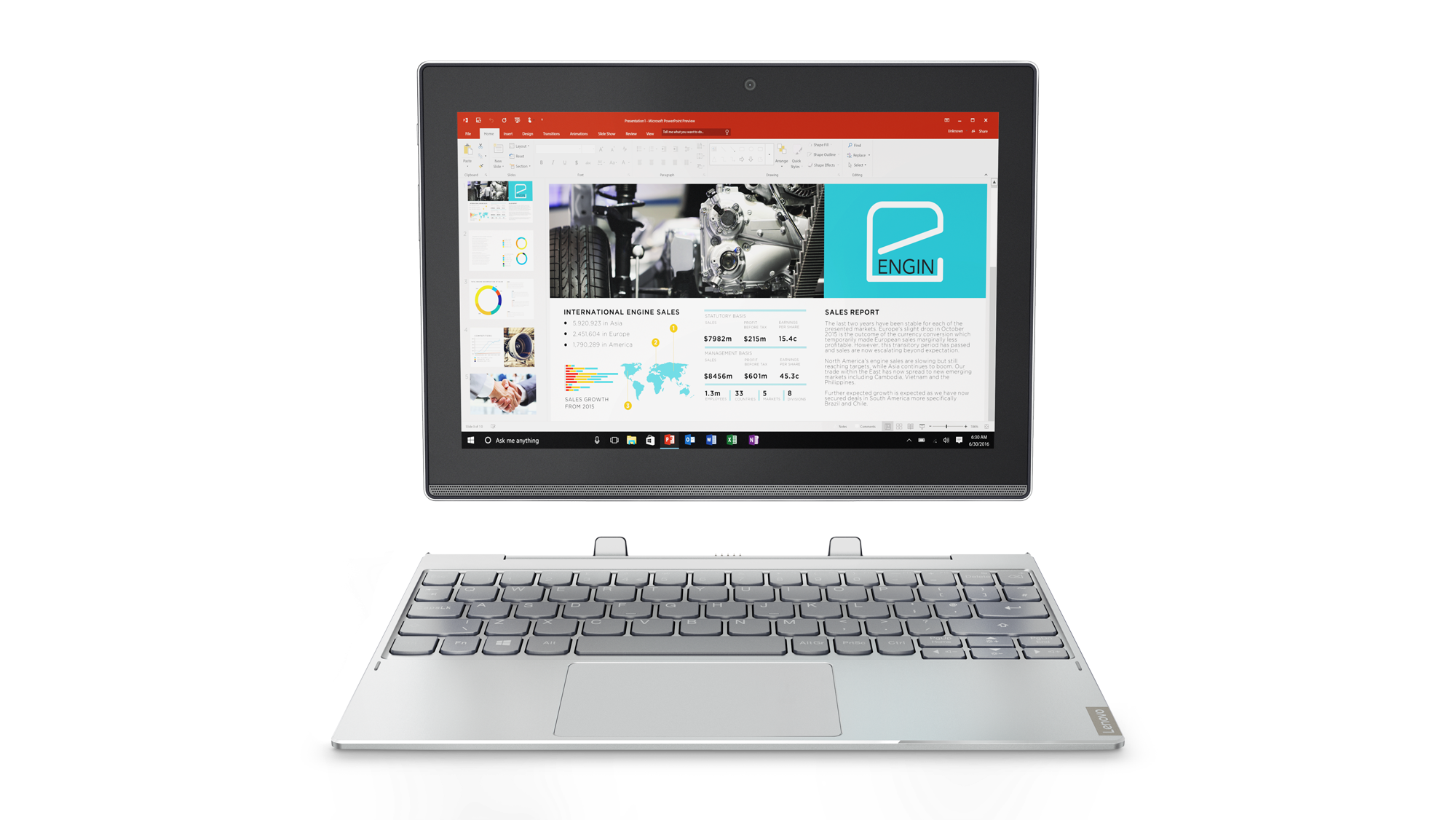Lenovo Miix 320, Intel Atom x5-Z8350, 4 GB RAM, 64 GB, - Tablet