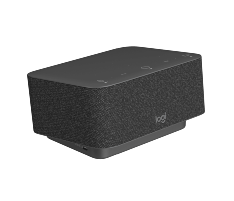 Logitech Logi Dock, All-in-one-USB-C-Dockingstation Bedienelemente für Videokonferenzen und Freisprecheinrichtung, UC ze...
