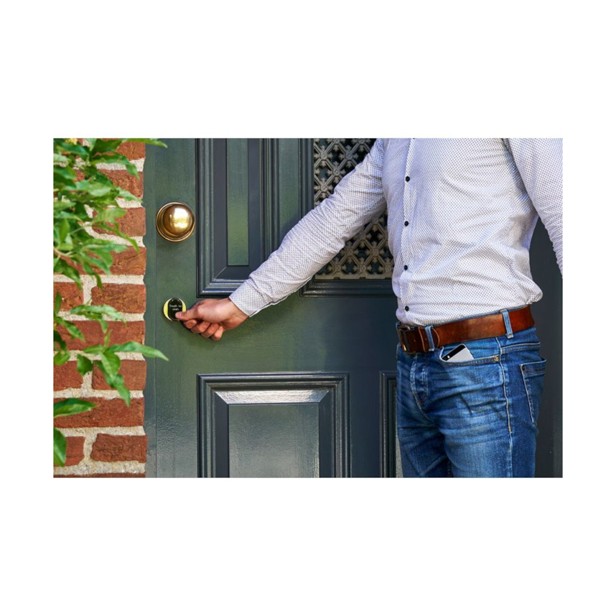 Shelly  LOQED Touch Smart Lock black B-Ware Smartes Türschloss Heimautomatisierung Produkt Bild 3