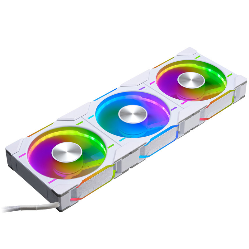 PHANTEKS D30 PWM D-RGB weiß | 3er-Pack 120mm Gehäuselüft B-Ware