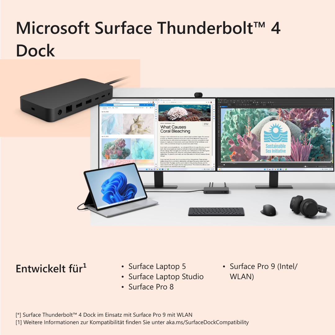 Microsoft Surface Thunderbolt 4 Dock - Dockingstation online