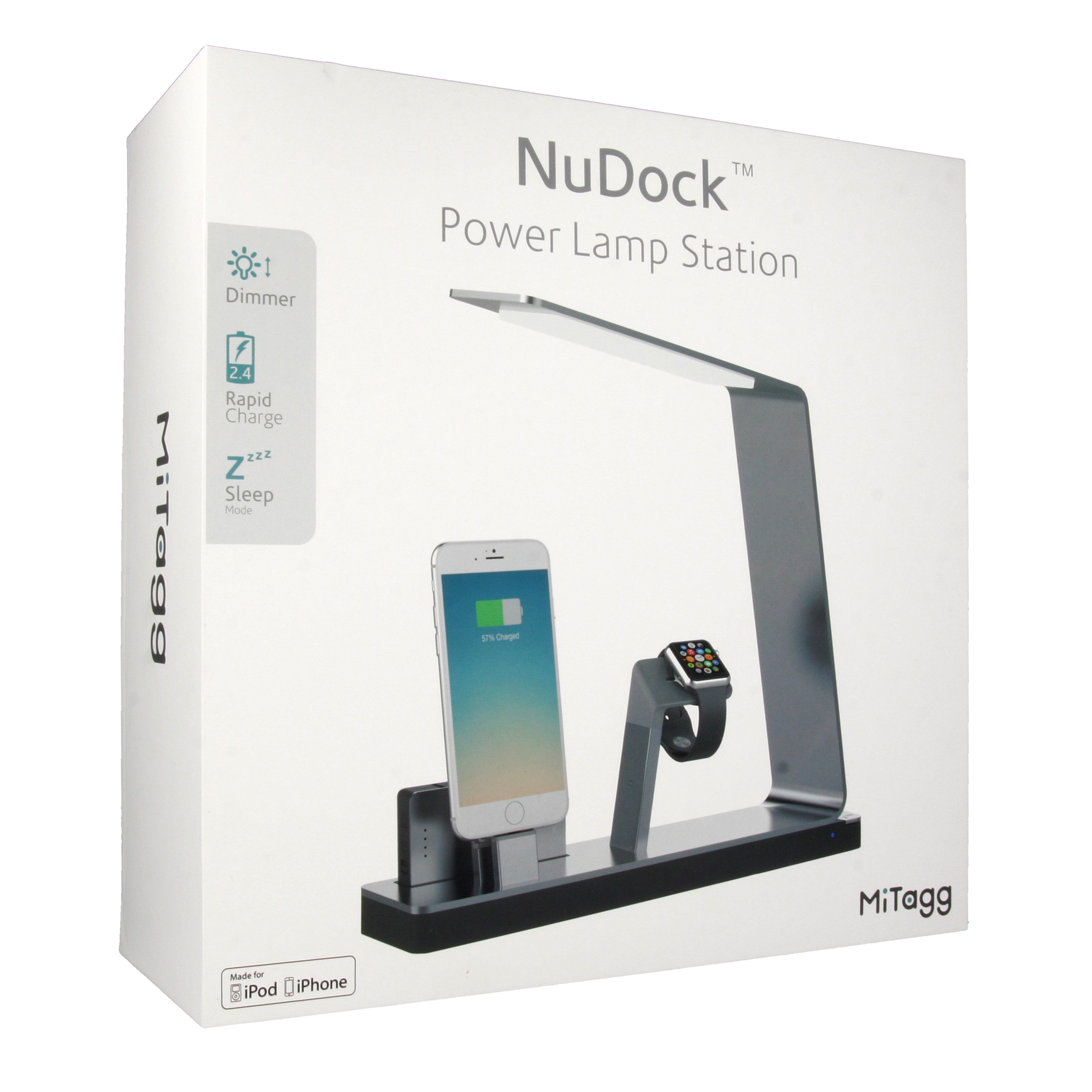 MiTagg NuDock Power Lamp Station spacegrau - Dockingstation online