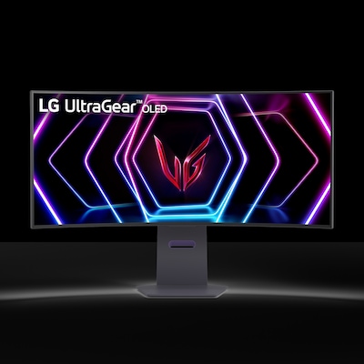 LG 39GS95QE-B Gaming Monitor - Curved OLED, 240Hz, 0,03ms Curved-Design (800R) für maximale Immersion