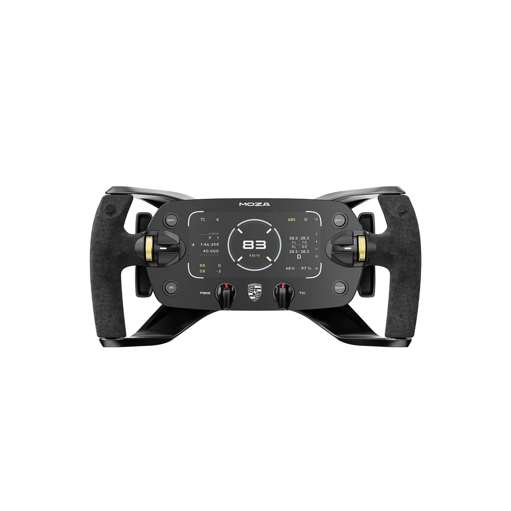 MOZA Porsche MISSION R Sim Racing Lenkrad offiziell lizenzierte Nachbildung des Porsche MISSION R Lenkrads