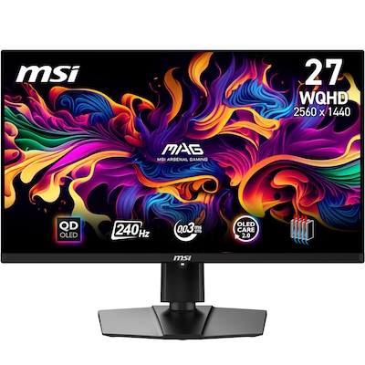 MSI MAG 271QPXDE QD-OLED E2 Gaming Monitor - 240Hz, 0,03 B-Ware MSI OLED Care 2.0, HDMI 2.1 mit 48Gbps Bandbreite, 120Hz...