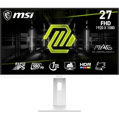 Thumbnail - MSI MSI MAG 274PFWDE Gaming Monitor - 180Hz, 1ms, Weiß