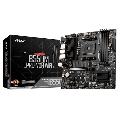 MSI B550M Pro-VDH WIFI Mainboard Sockel AM4