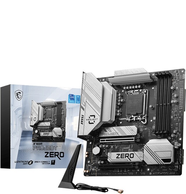 MSI B760M PROJECT ZERO motherboard