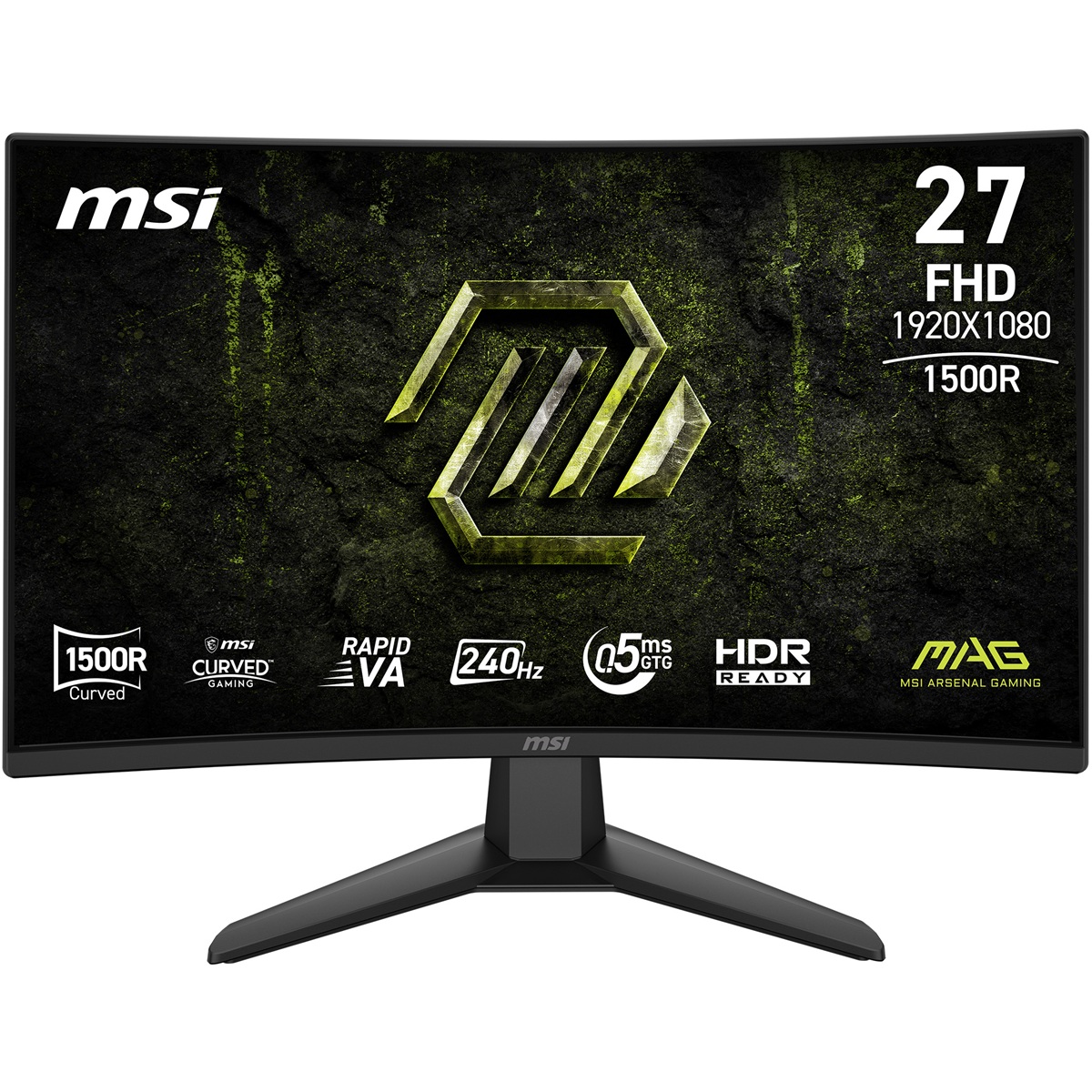 Image of MSI MAG 274CF X24 - 27 Zoll Gaming Monitor 240HZ, 0,5 ms GtG, Curved Rapid VA Panel