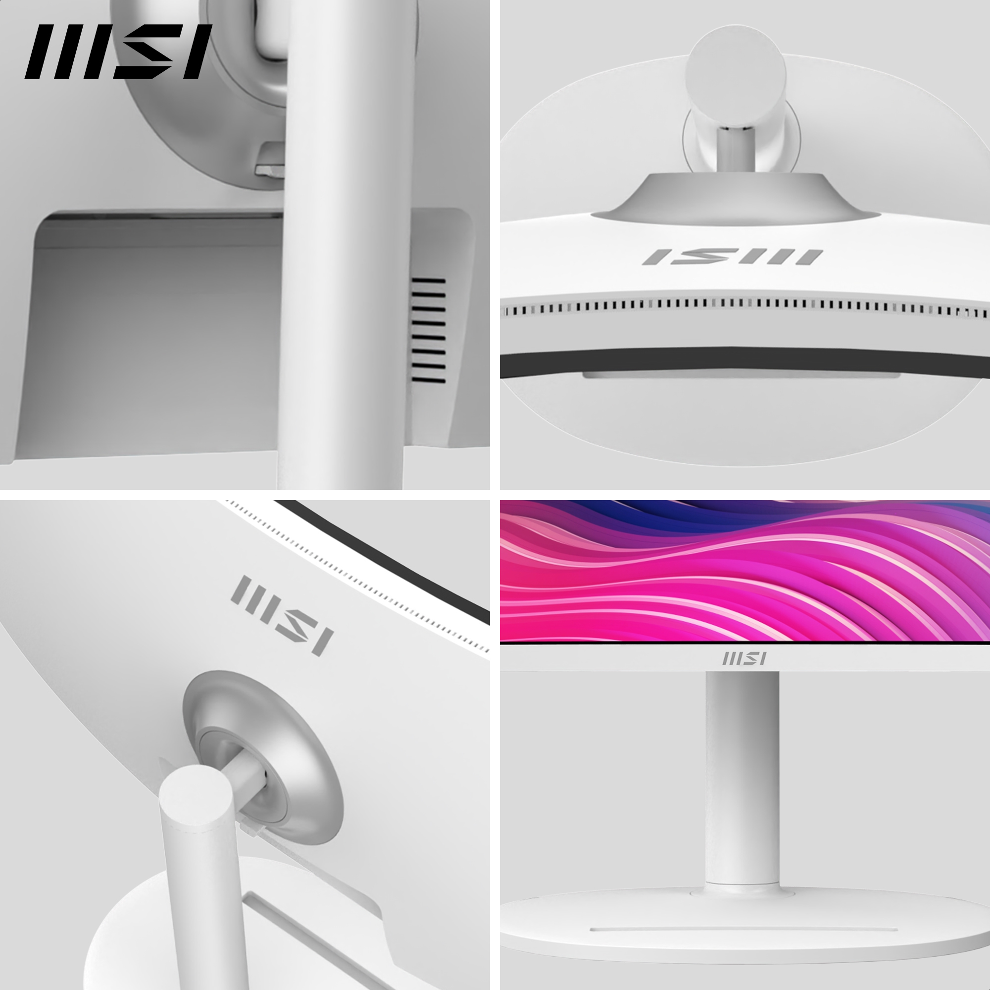 MSI MD342CQPWDE Office Monitor - Curved Panel, 120Hz B-Ware Power Delivery 98Watt, Höhenverstellbar Displays Produkt Bild 4