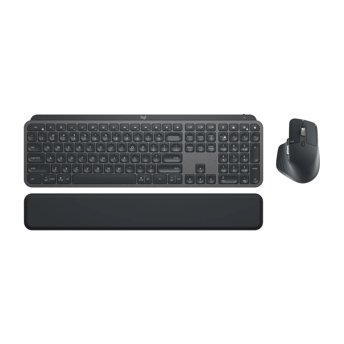Thumbnail - Logitech MX Keys Combo for Business Gen 2 Graphite hinterleuchtet, kabellos, Bluetooth LE, QWERTZ