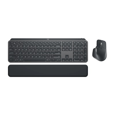 Thumbnail - Logitech MX Keys Combo for Business Gen 2 Graphite hinterleuchtet, kabellos, Bluetooth LE, QWERTZ