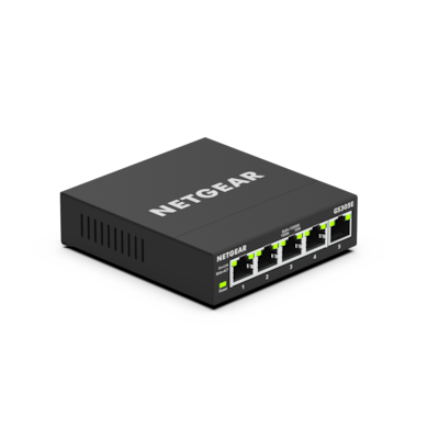 NETGEAR GS305E Managed Gigabit Ethernet (10/100/1000) Schwarz