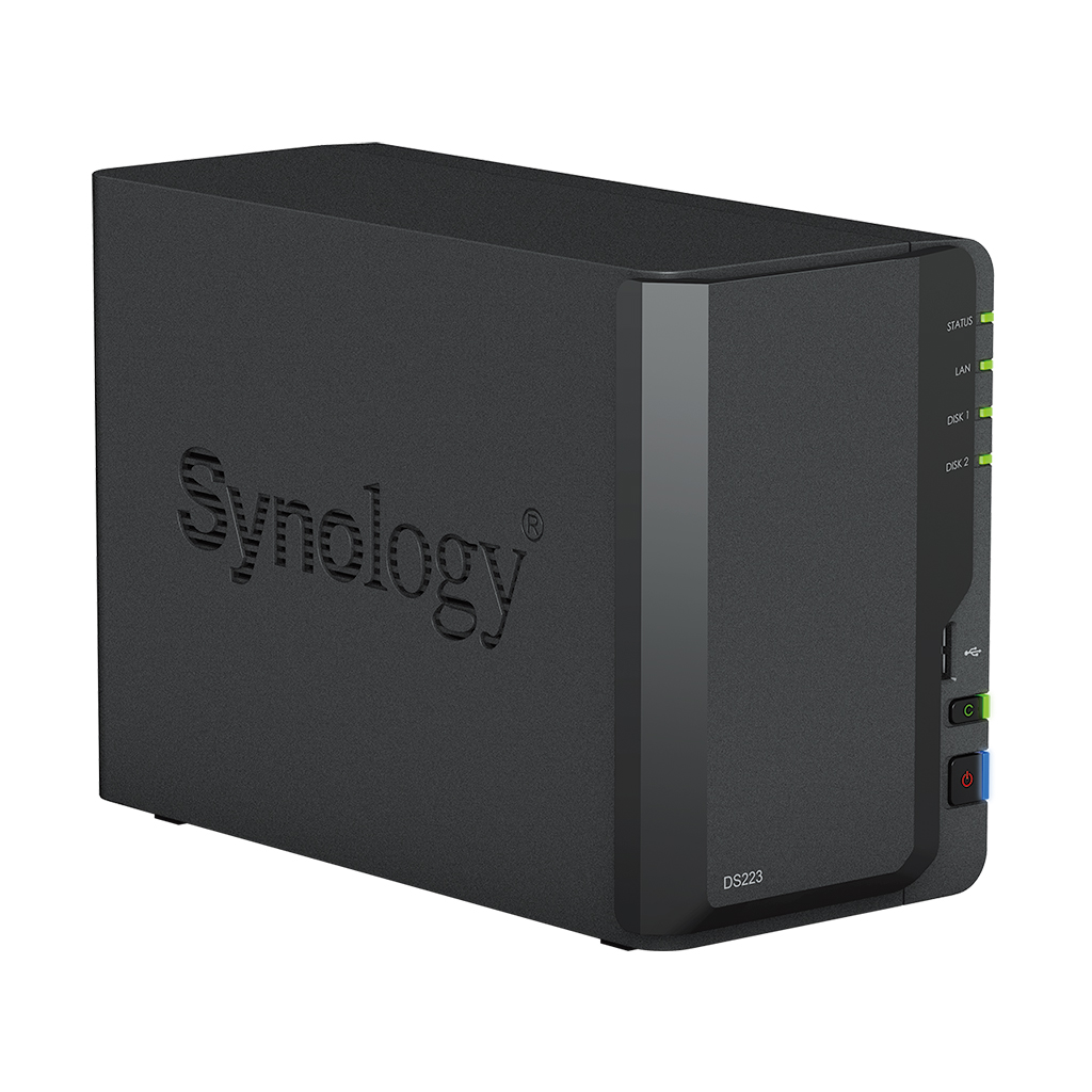 で*ー様 Synology DS223j NAS IronWolf HDD 8T Synology DS223 8TB Seagate IronWolf NAS-Bundle - NAS online kaufen