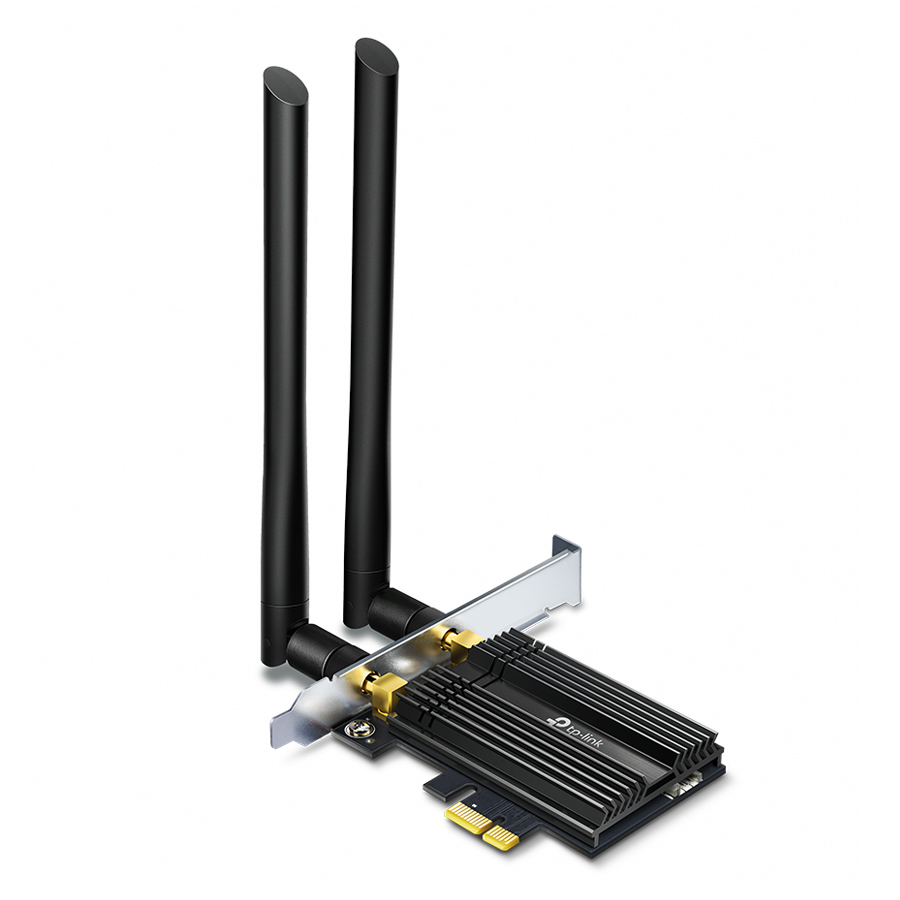 TP-Link Archer TX50E WiFi 6 Bluetooth 5.0 Adapter AX3000 Dualband, PCI Express, 2x Externe Antenne