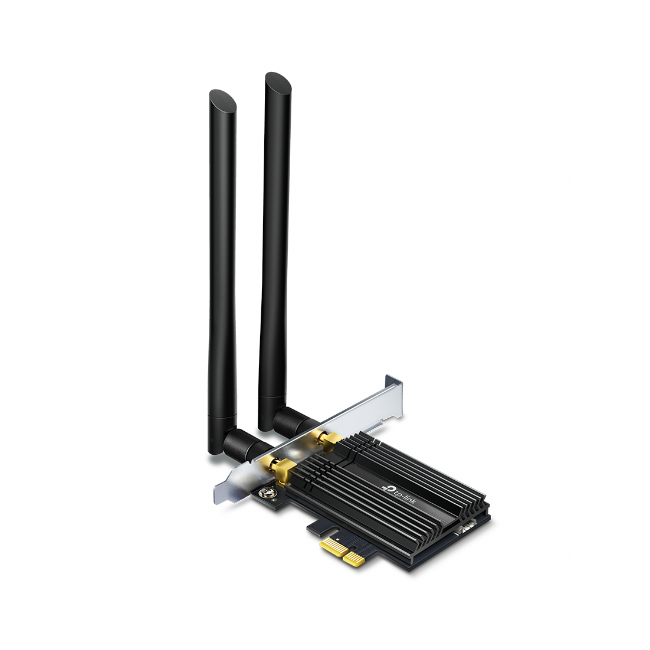 TP-Link Wi-Fi 6 PCIe-Adapter (Archer TX50E) [mit Bluetooth 5.0, bis zu 2402 Mbit/s]