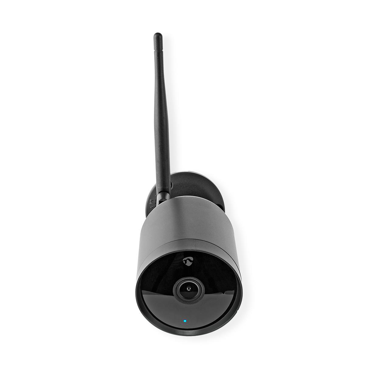 Nedis SmartLife Außenkamera WLAN-Smart-IP-Kamera Schwarz Wi-Fi | Full HD 1080p | IP65 | Cloud Storage (optional) / micro...