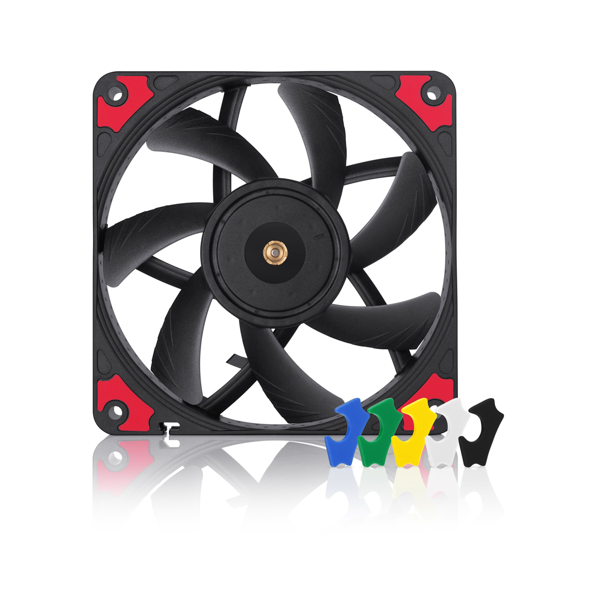 Noctua NF-A12x15 PWM chromax.black.swap | 120mm Gehäuselüfter Kühlung Produkt Bild 2