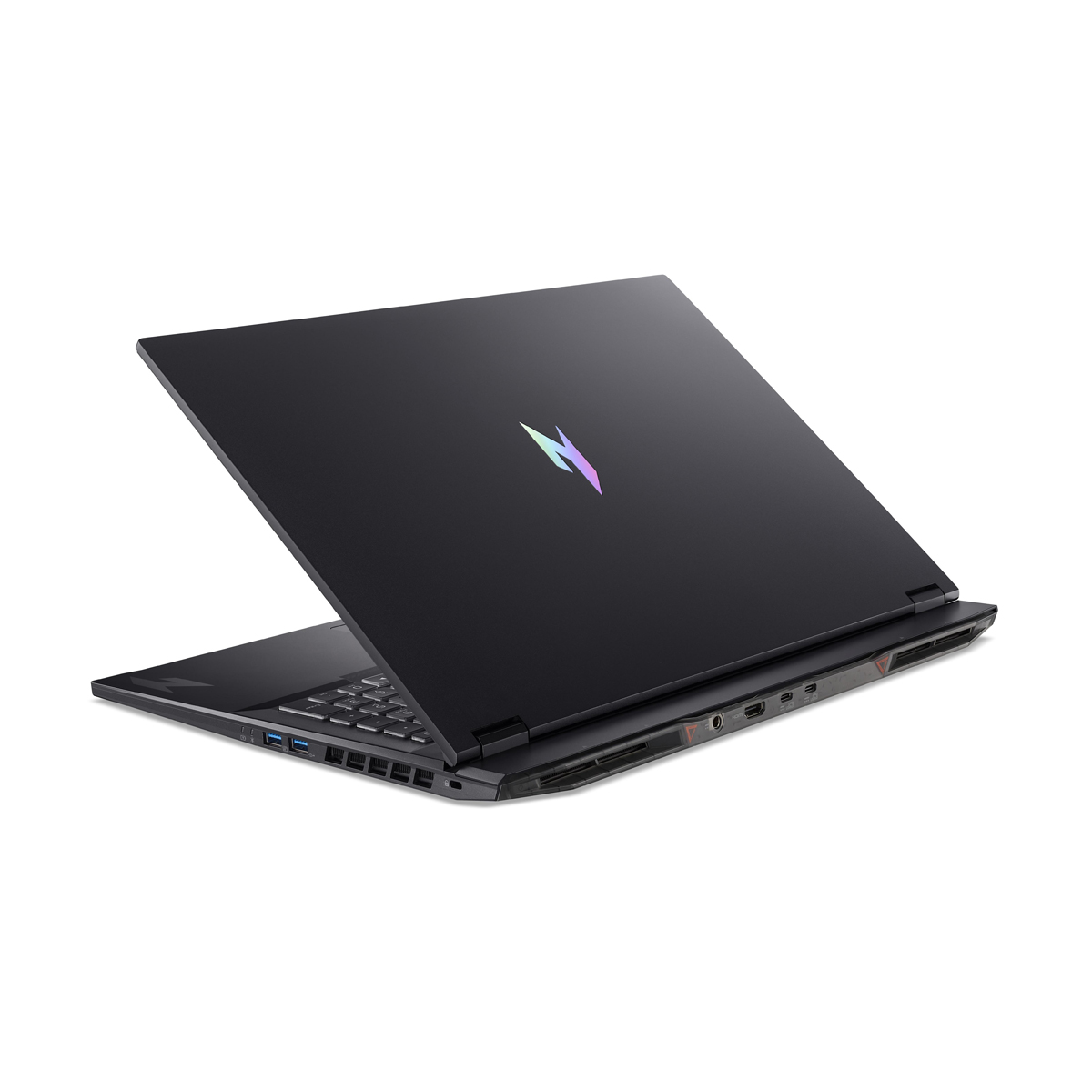 Acer nitro 18 ai an18-61-r10v zadnji pogled in obsidian black ohišje