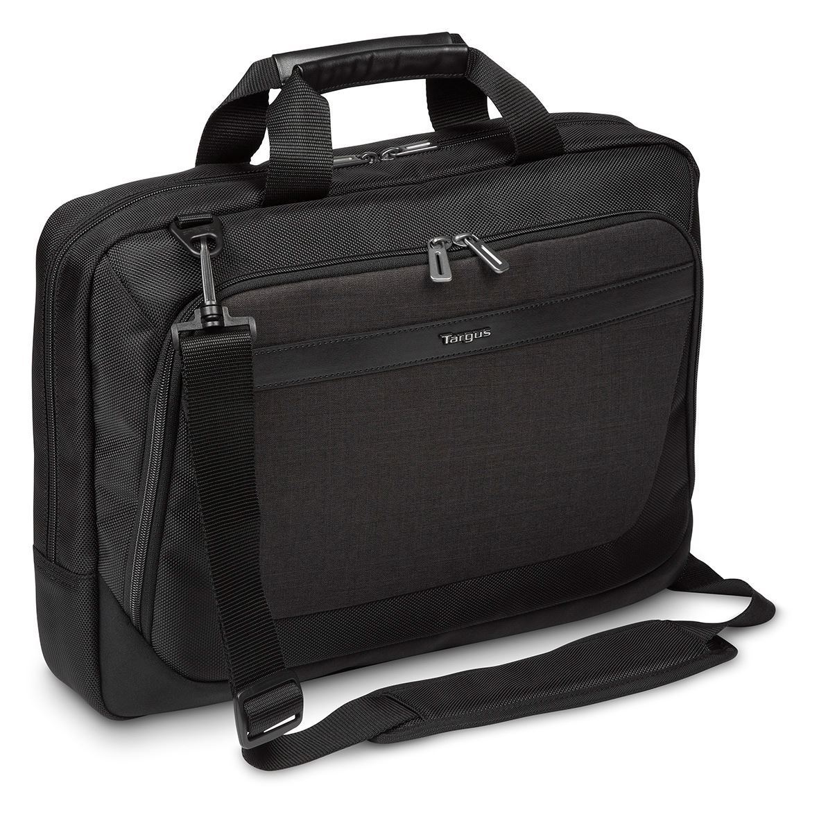 Targus City Smart 14-15,6” Topload Notebook-Tasche, Schwarz/Grau