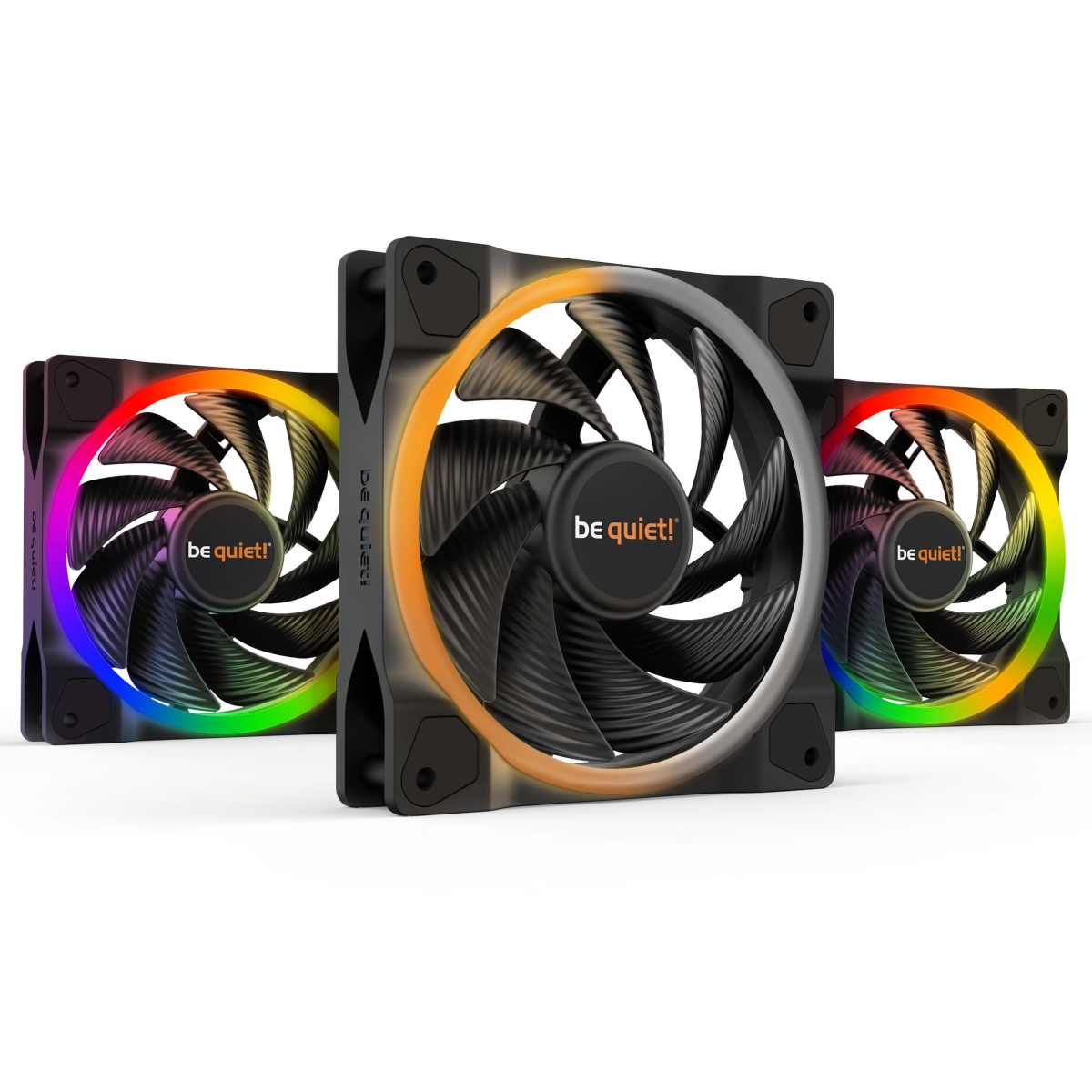 be quiet! LIGHT WINGS 120mm PWM high-speed | 3er-Set B-Ware Gehäuselüfter