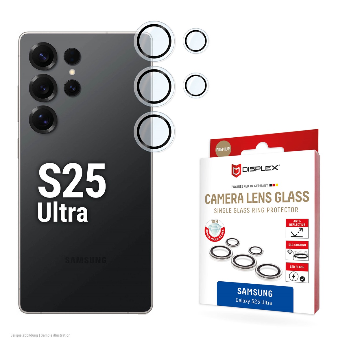 DISPLEX CamGlass Single Lens Samsung Gal.S25 Ultra