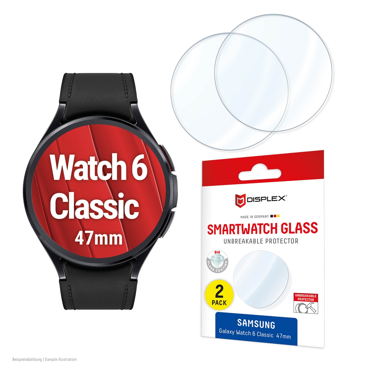 DISPLEX Glass Samsung Galaxy Watch6 Classic, 47mm