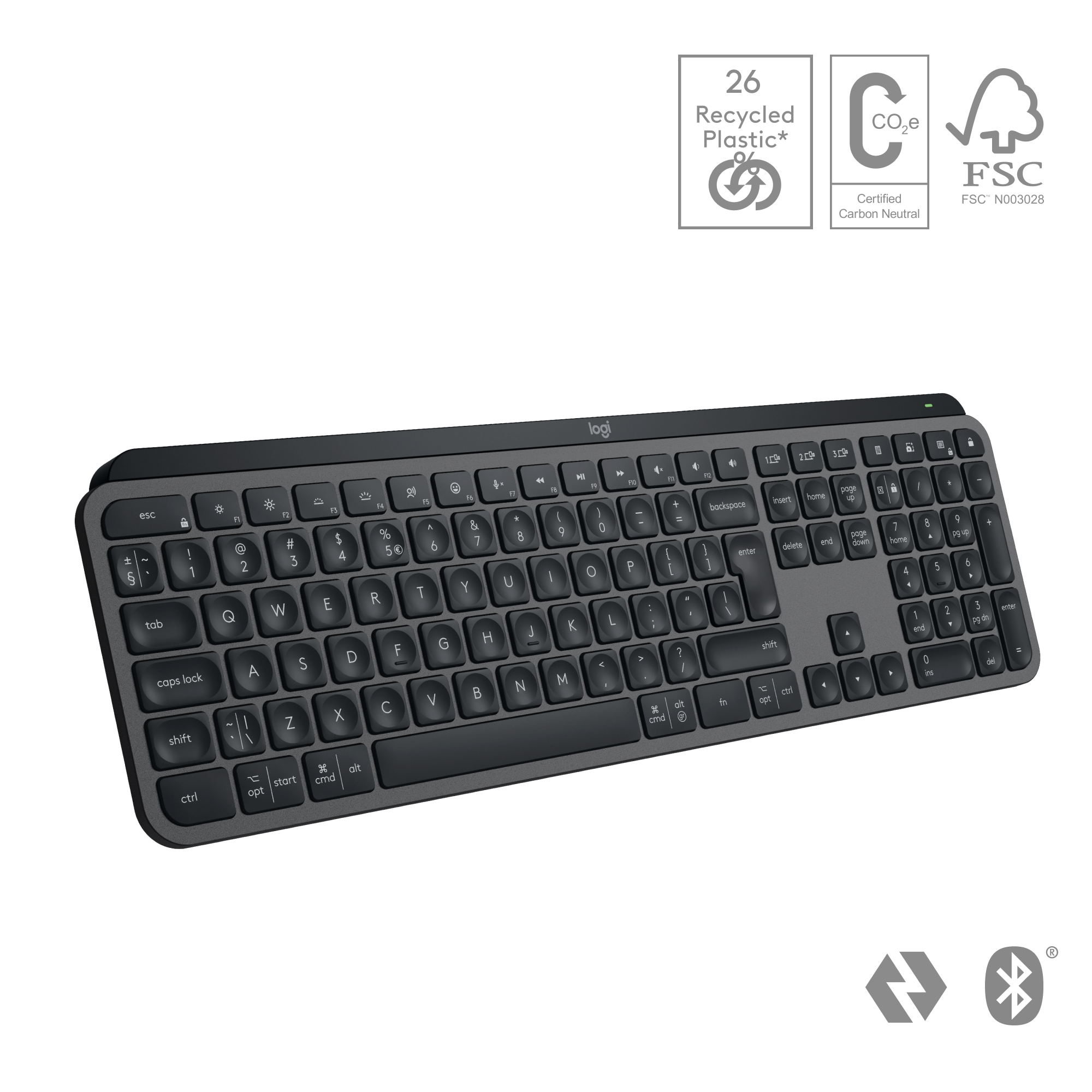 Logitech MX Keys S, Kabellose Tastatur - Tastaturen online kaufen 