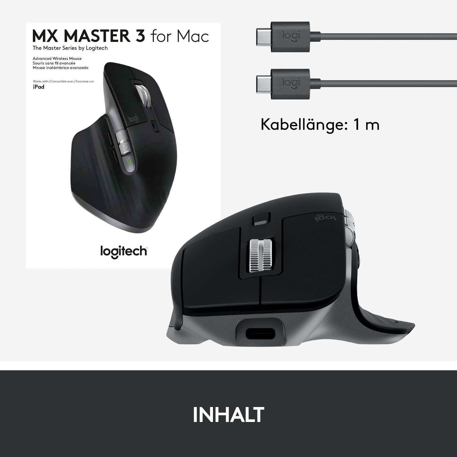 Logitech MX Master 3 für Mac - Space Grey - Mäuse online kaufen | NBB