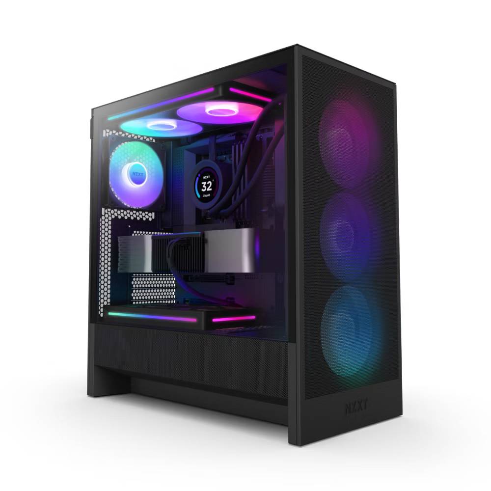 NZXT H5 Flow RGB (2024) Black | PC-Gehäuse B-Ware