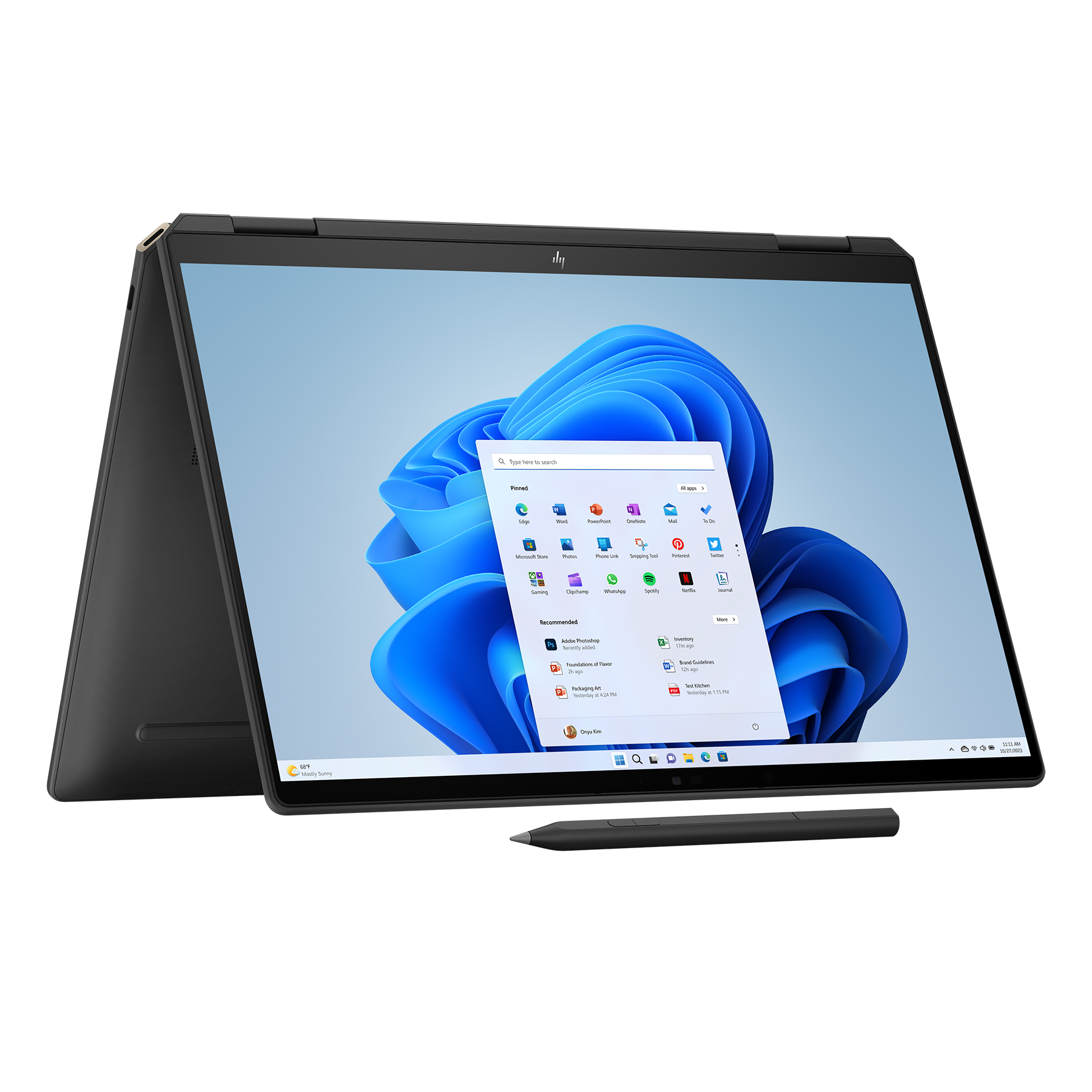 HP Spectre x360 14-eu0174ng inkl. USB-C Hub & Pen B-Ware 14" 2.8k OLED Touch 120Hz, Intel Core Ultra 7-155H, 32GB RAM, 1...