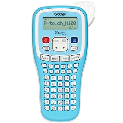Brother PT-H100LB – Beschriftungsgerät – blau TZe, 3,5-12mm, P-touch, mobiles Beschriftungsgerät
