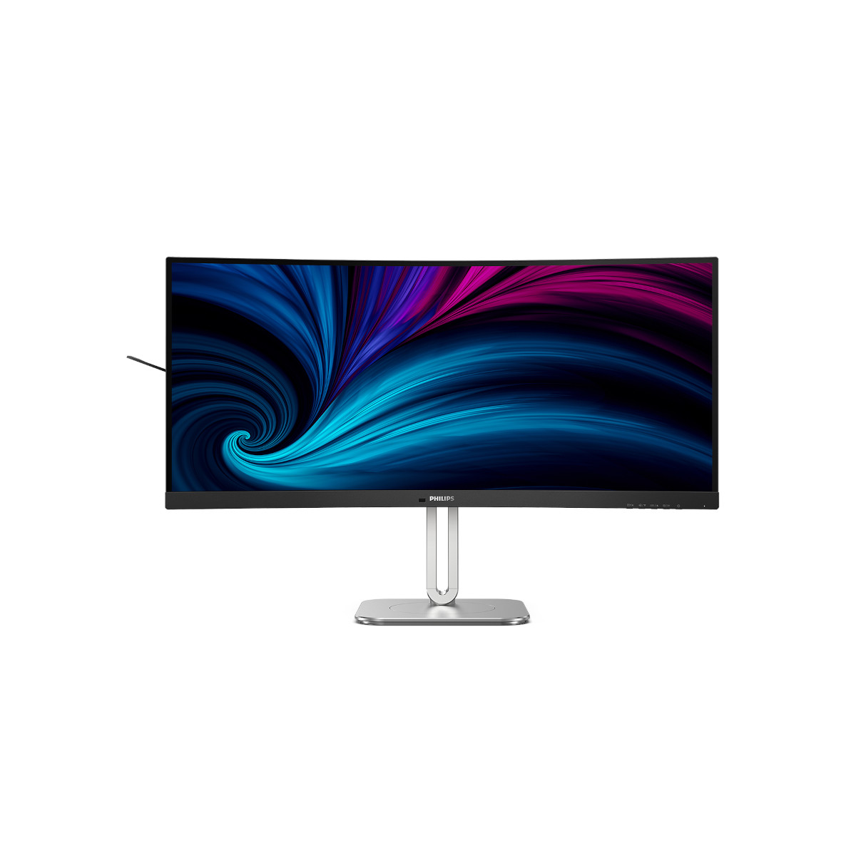 LCD Philips 34B2U5600C/00 -34 Zoll WQHD Curved Monitor, höhenverstellbar (3440x1440, 120Hz, HDMI, DisplayPort, USB-C (10...