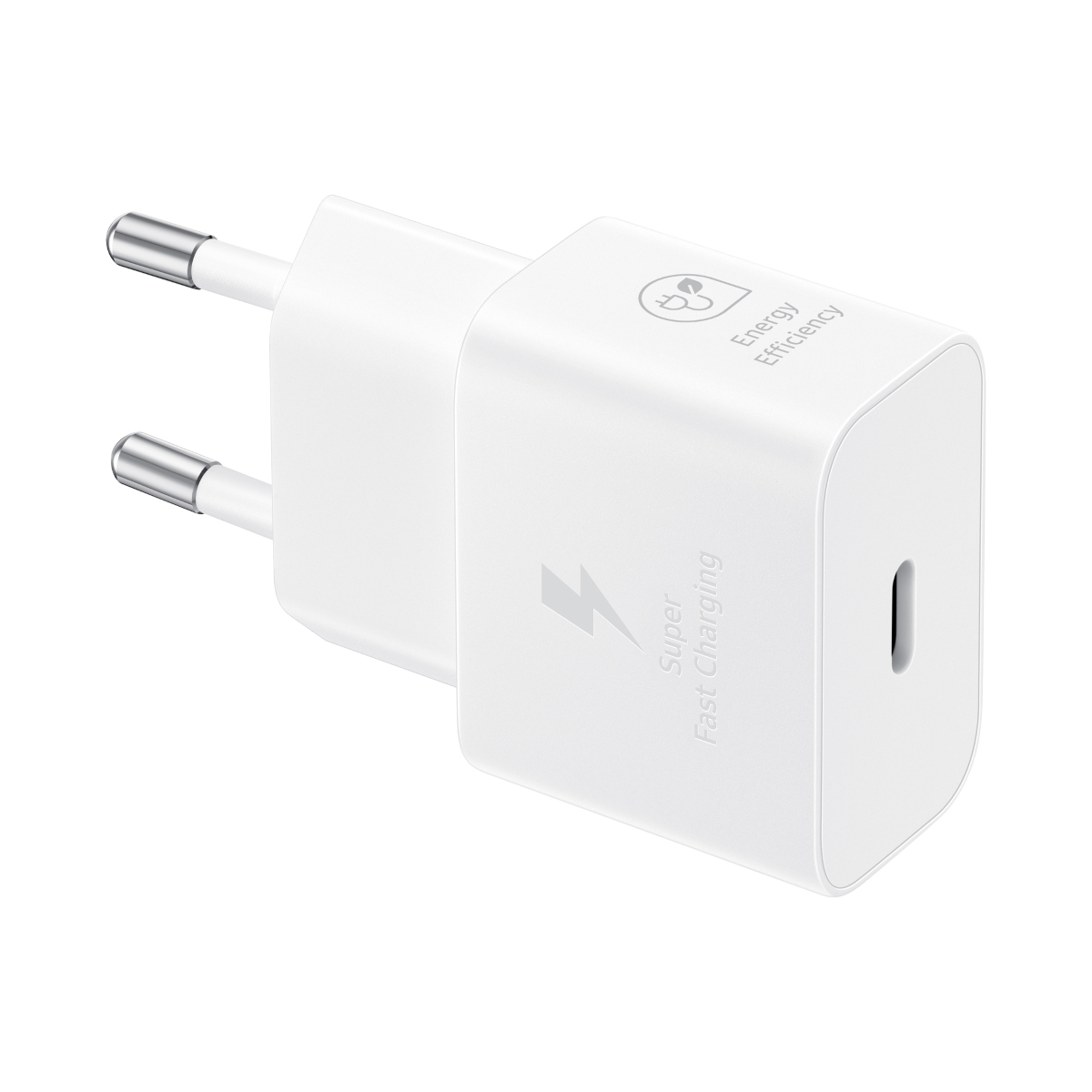 Samsung Schnellladegerät, USB-C, 25W ohne Datenkabel, weiß 