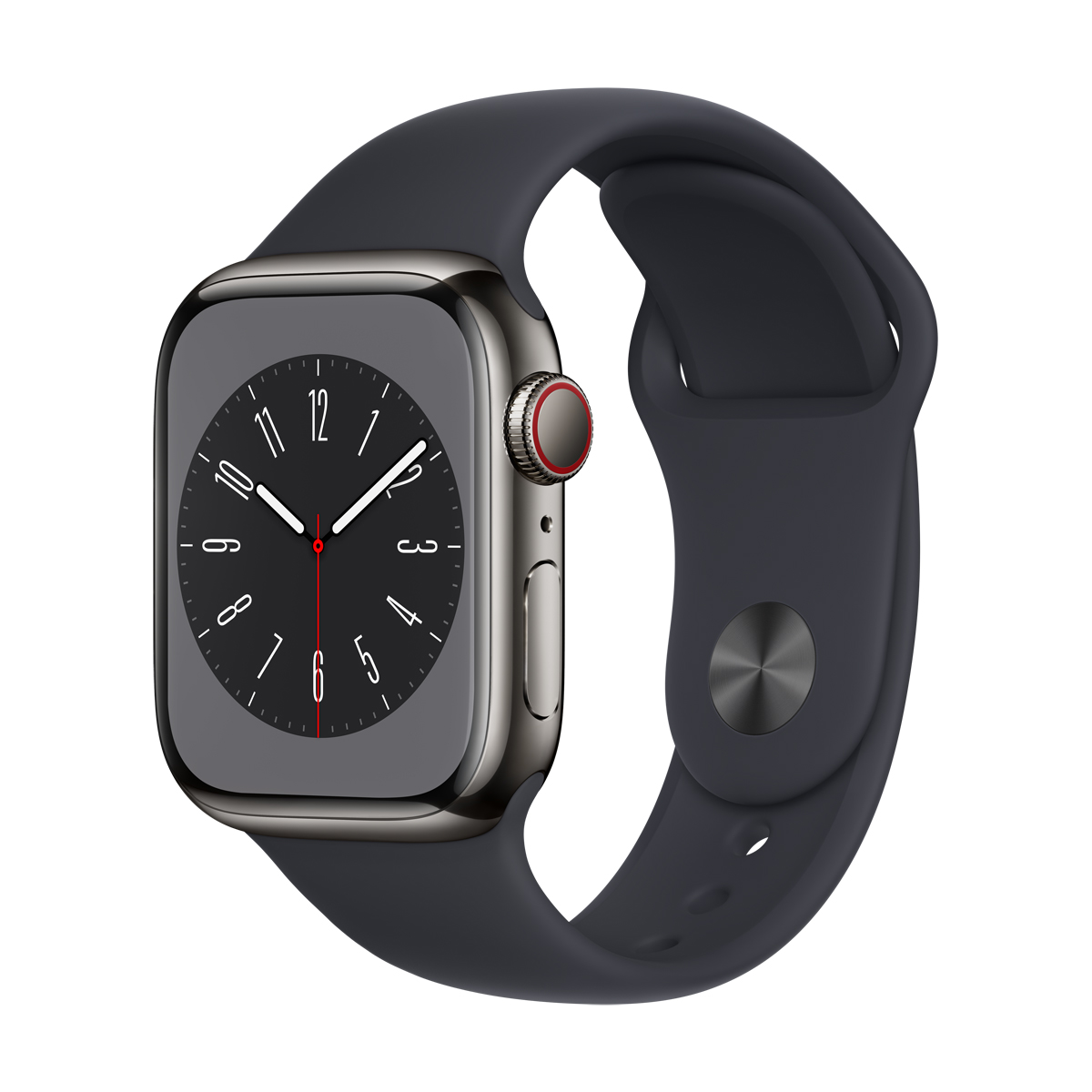 AppleWatch S8 Edelstahl Cellular 41mm Graphit - Wearables online  
