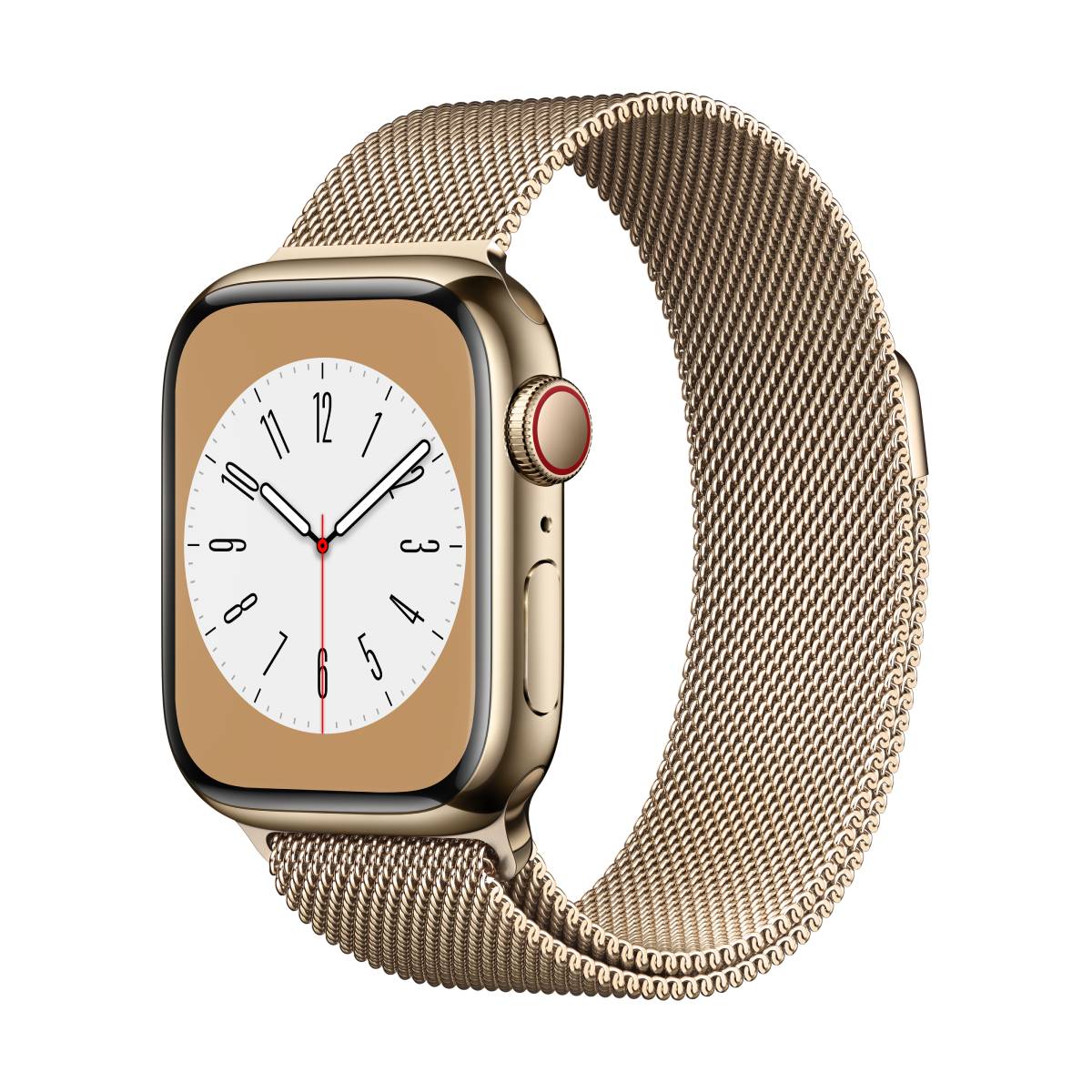 AppleWatch S8 Edelstahl Cellular 41mm Gold - Wearables online 